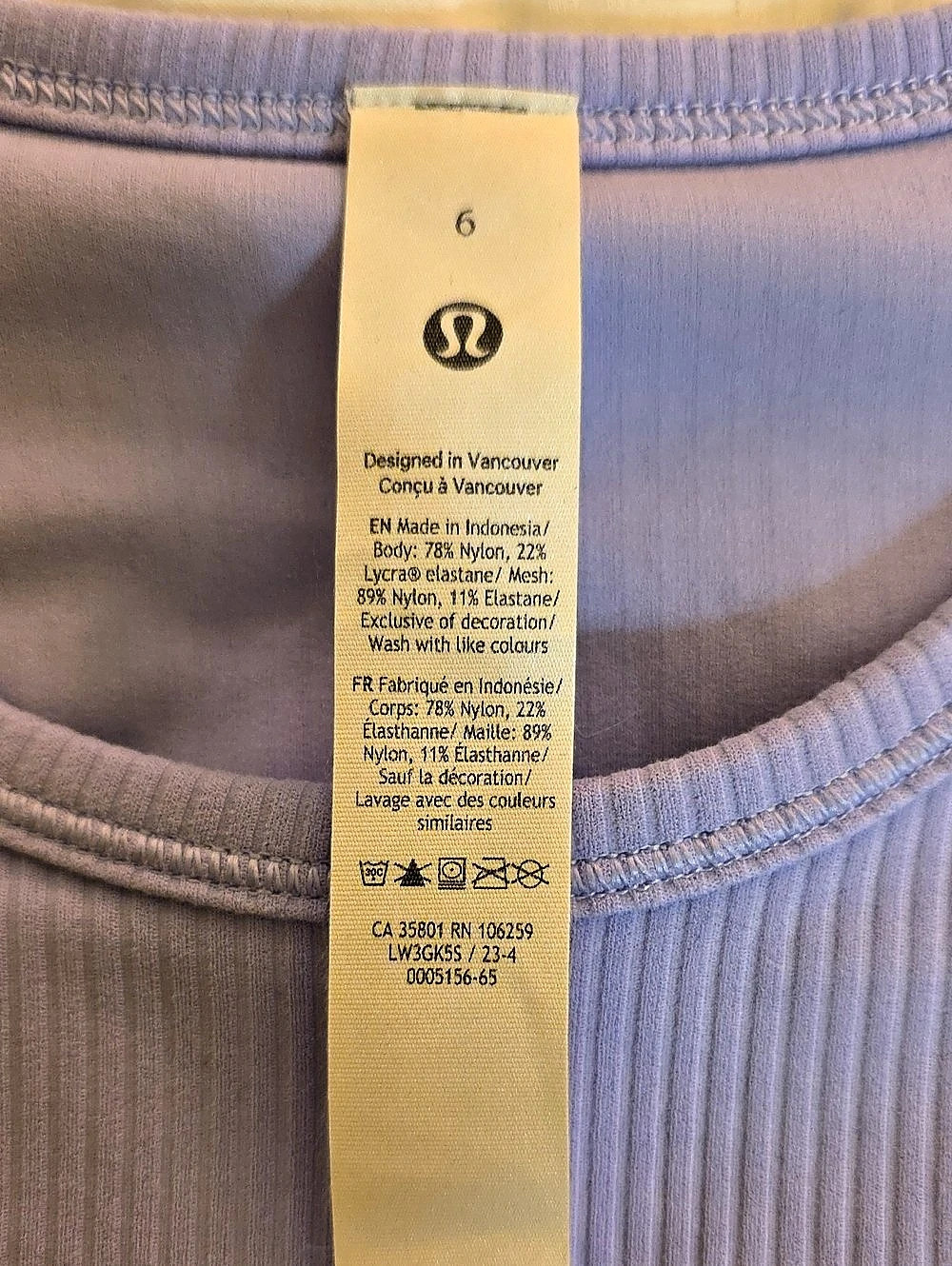 lululemon All It Takes Long Sleeve *Ribbed Nulu Long Sleeve Ruching Top in - Picture 3 of 5